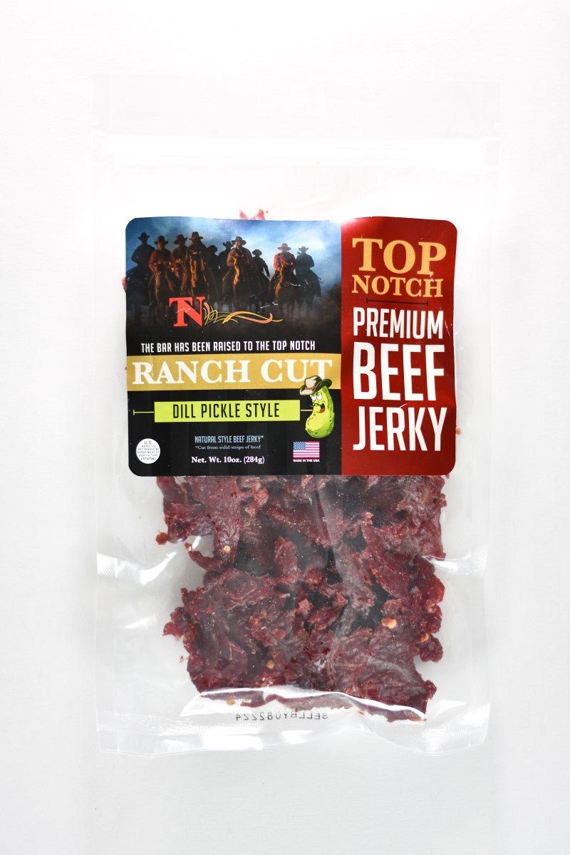 Top Notch Beef Jerky Dill Pickle Style Top Notch Jerky